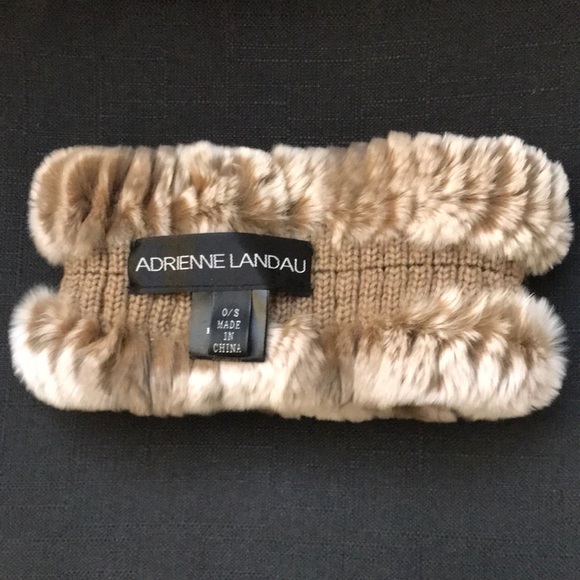 Adrienne landau fur headband - Picture 4 of 8
